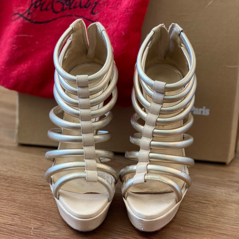Christian Louboutin 'Romaine 140 Nappa Laminato'